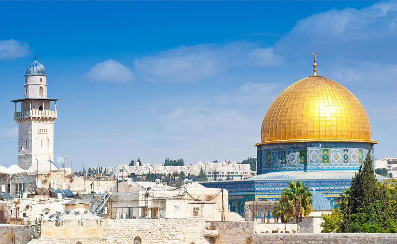 Tempelberg in Jerusalem, Israel