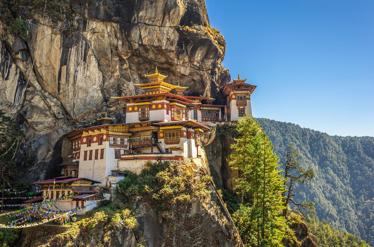 Buddhistisches Kloster Taktshang im Parotal in Bhutan