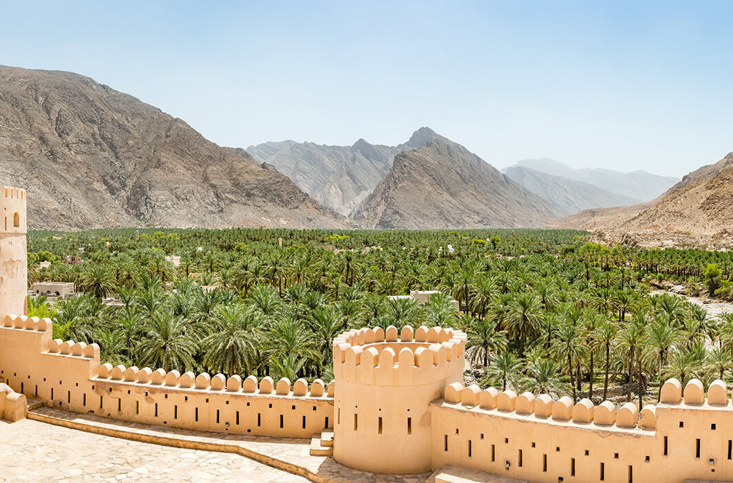Panorama von Nachl im Oman