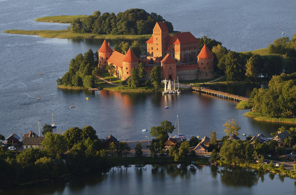 Wasserburg Trakai in Litauen