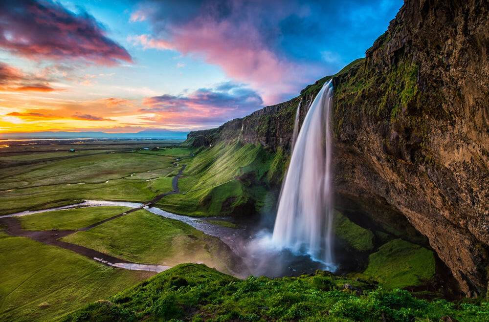 Seljalandsfoss Wasserfall auf Island