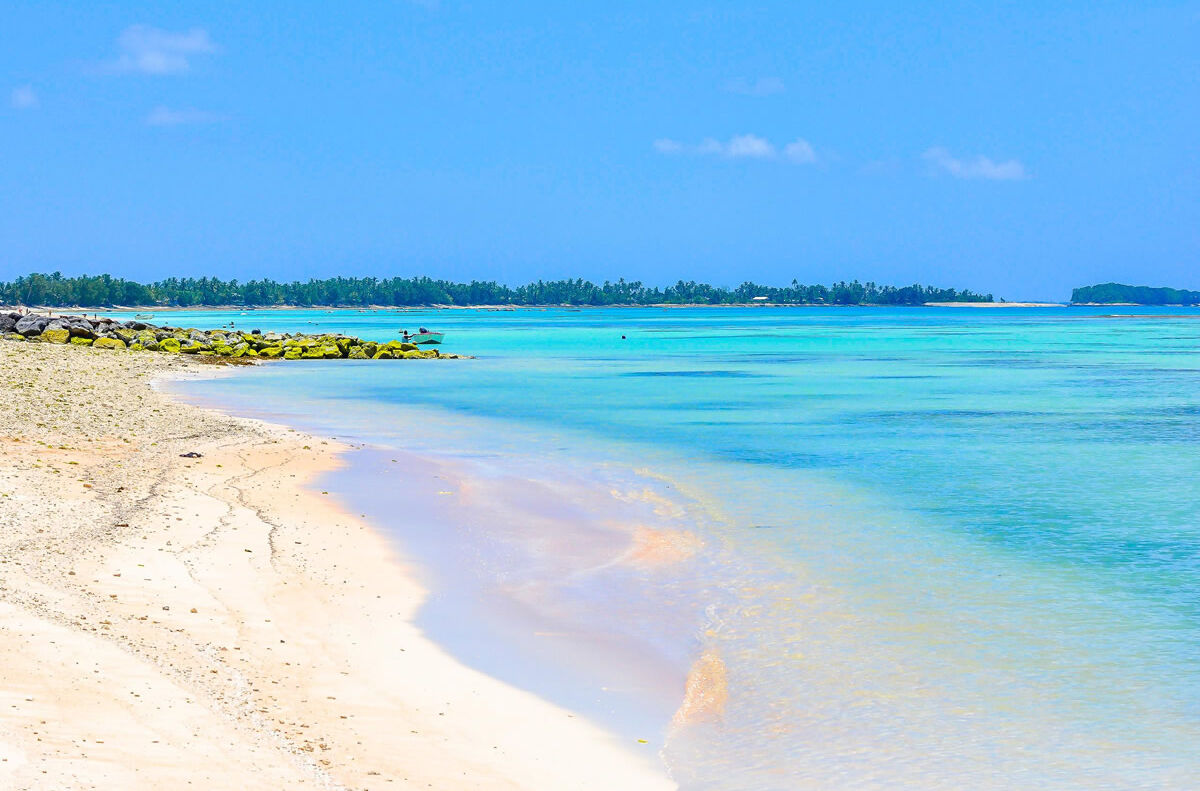 Sandstrand auf Tuvalu