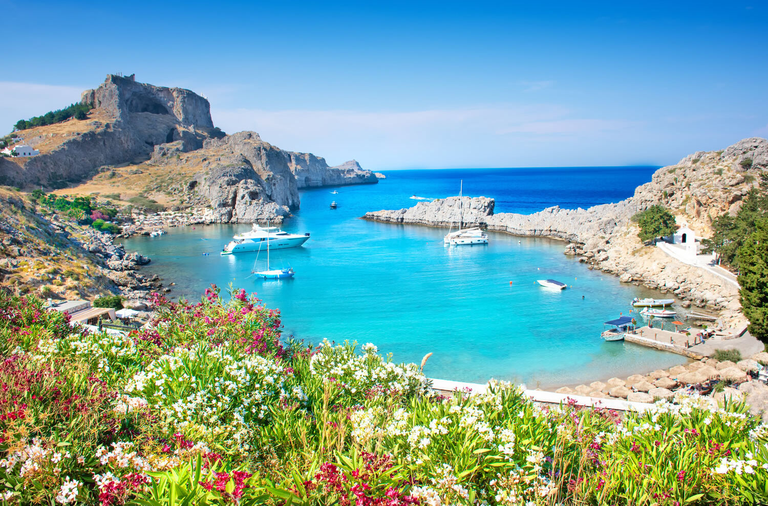 Akropolis von Lindos auf Rhodos