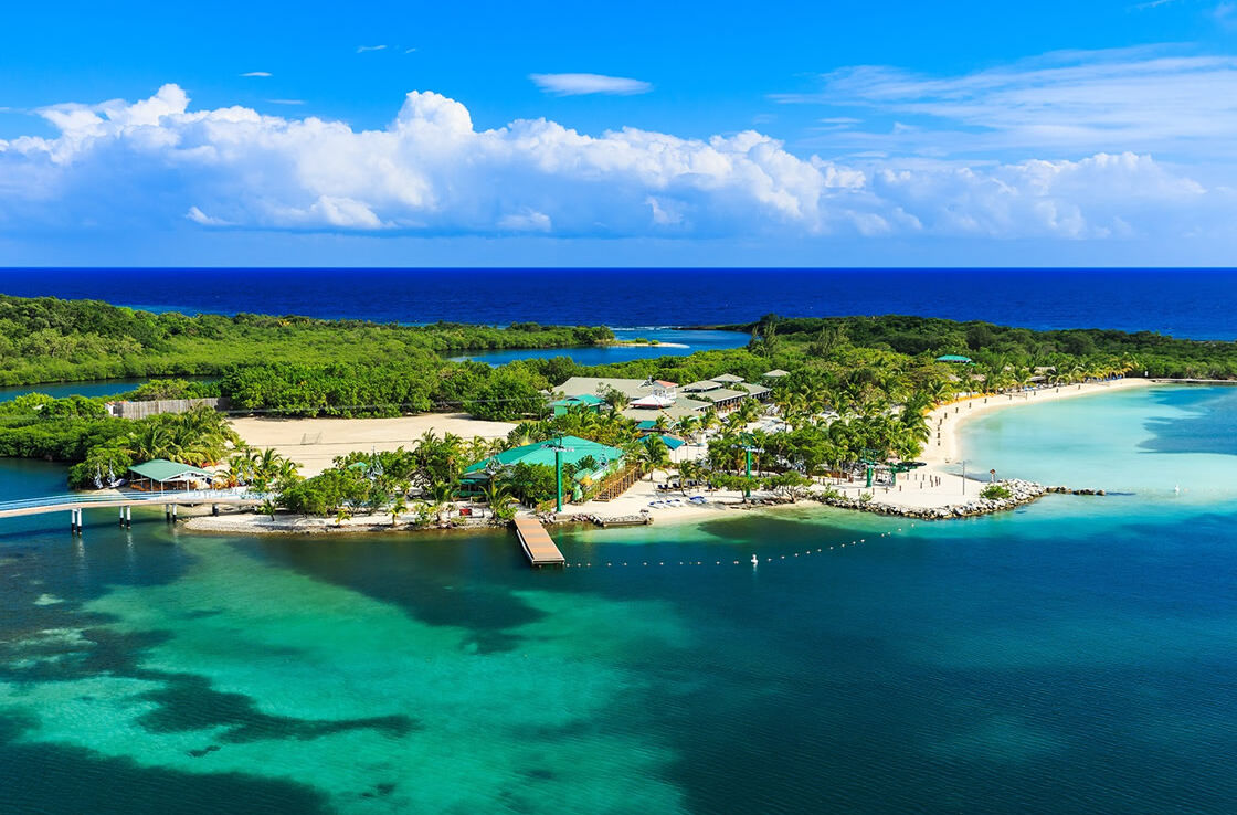 Insel Roatán vor Honduras