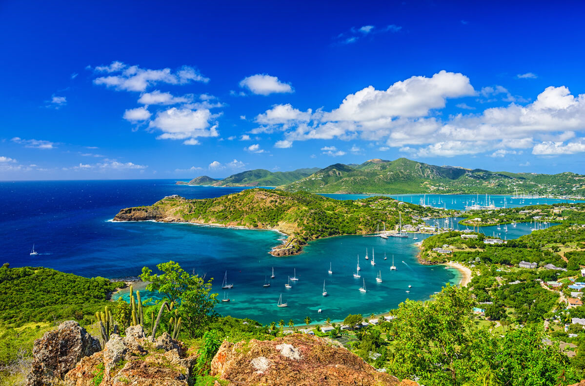 Blick von Shirley Heights in Antigua