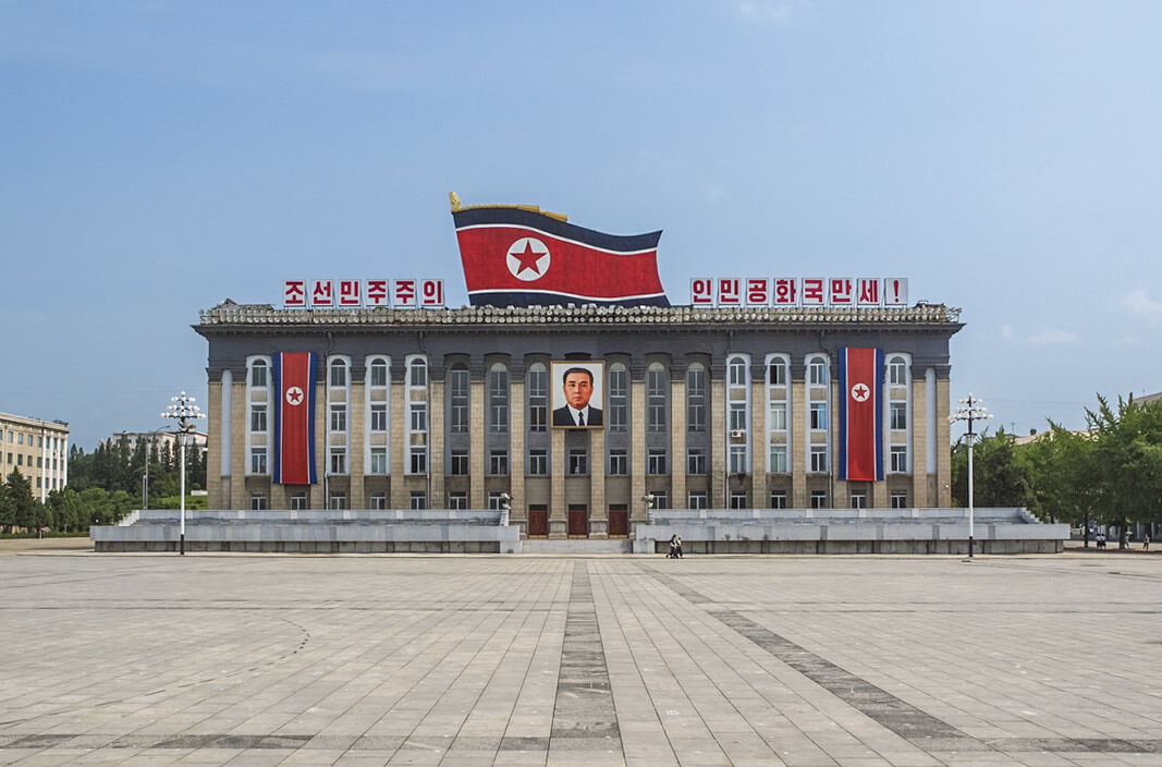 Kim-Il-sung-Platz in Pjöngjang in Nordkorea