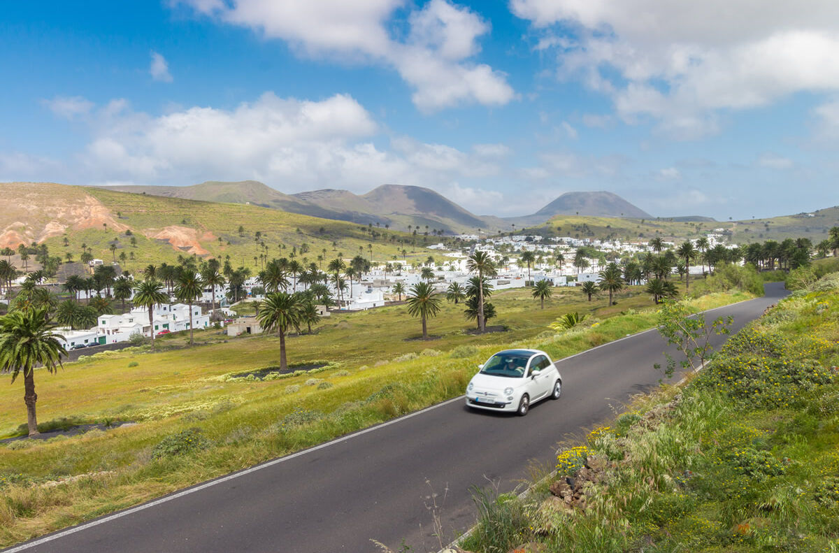 Panorama von Haría auf Lanzarote