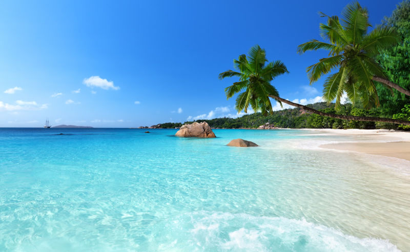 Anse Lazio Strand auf den Seychellen