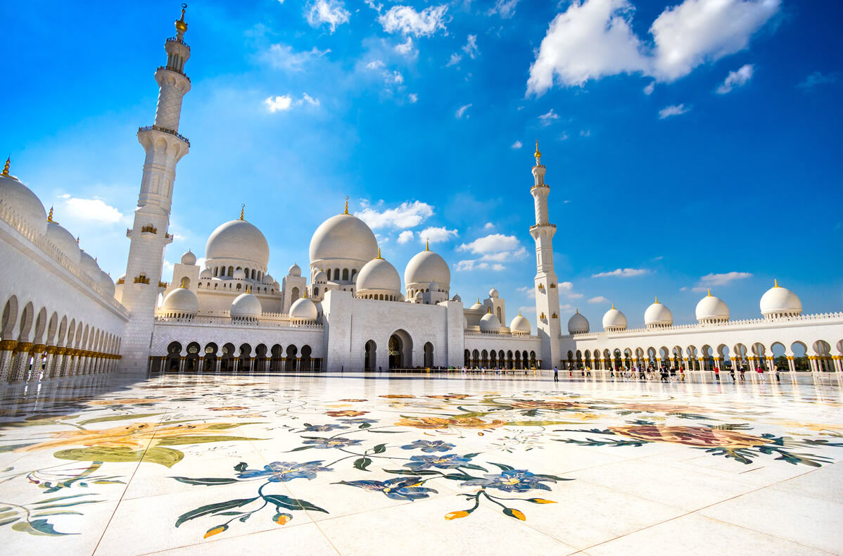 Sheikh Zayed Moschee in Abu Dhabi