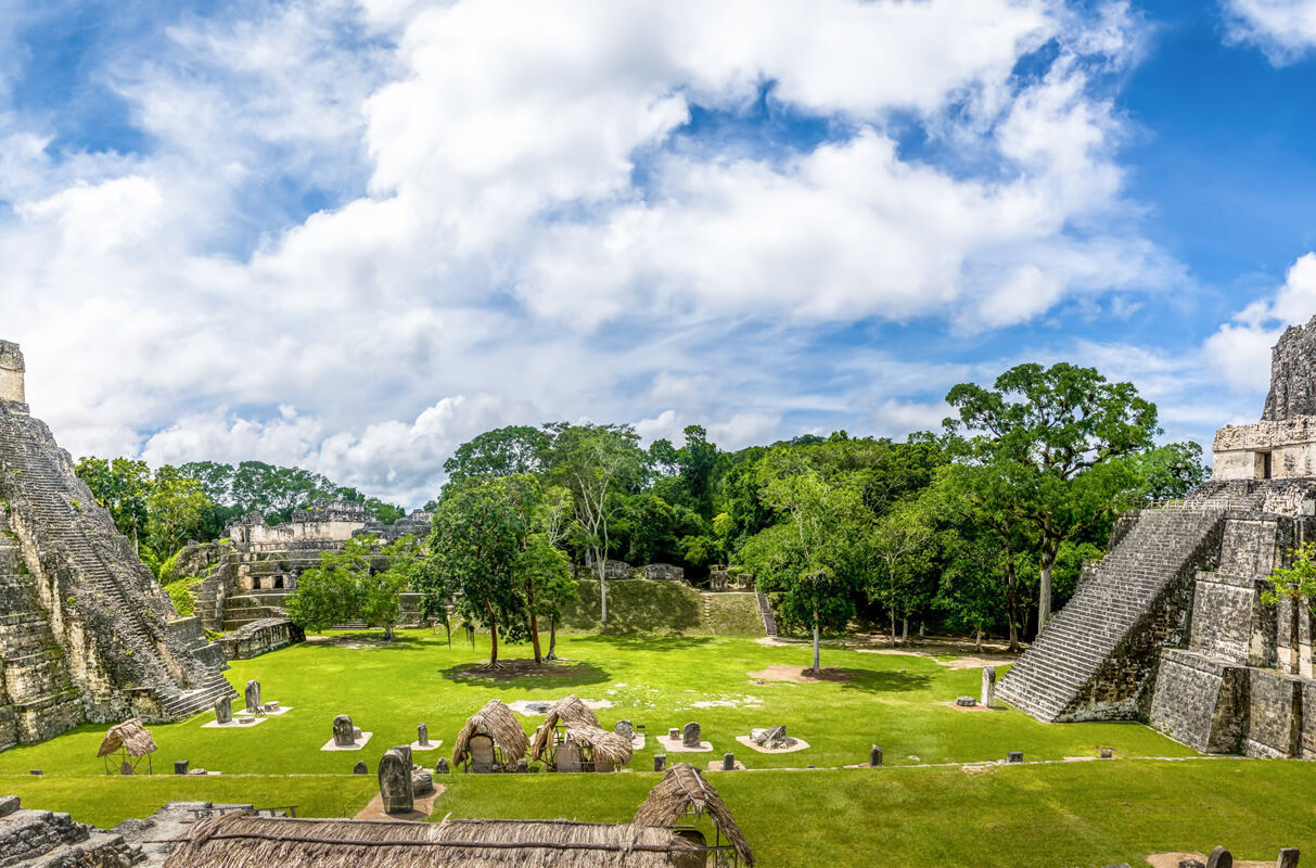 Mayatempel im Nationalpark Tikal in Guatemala