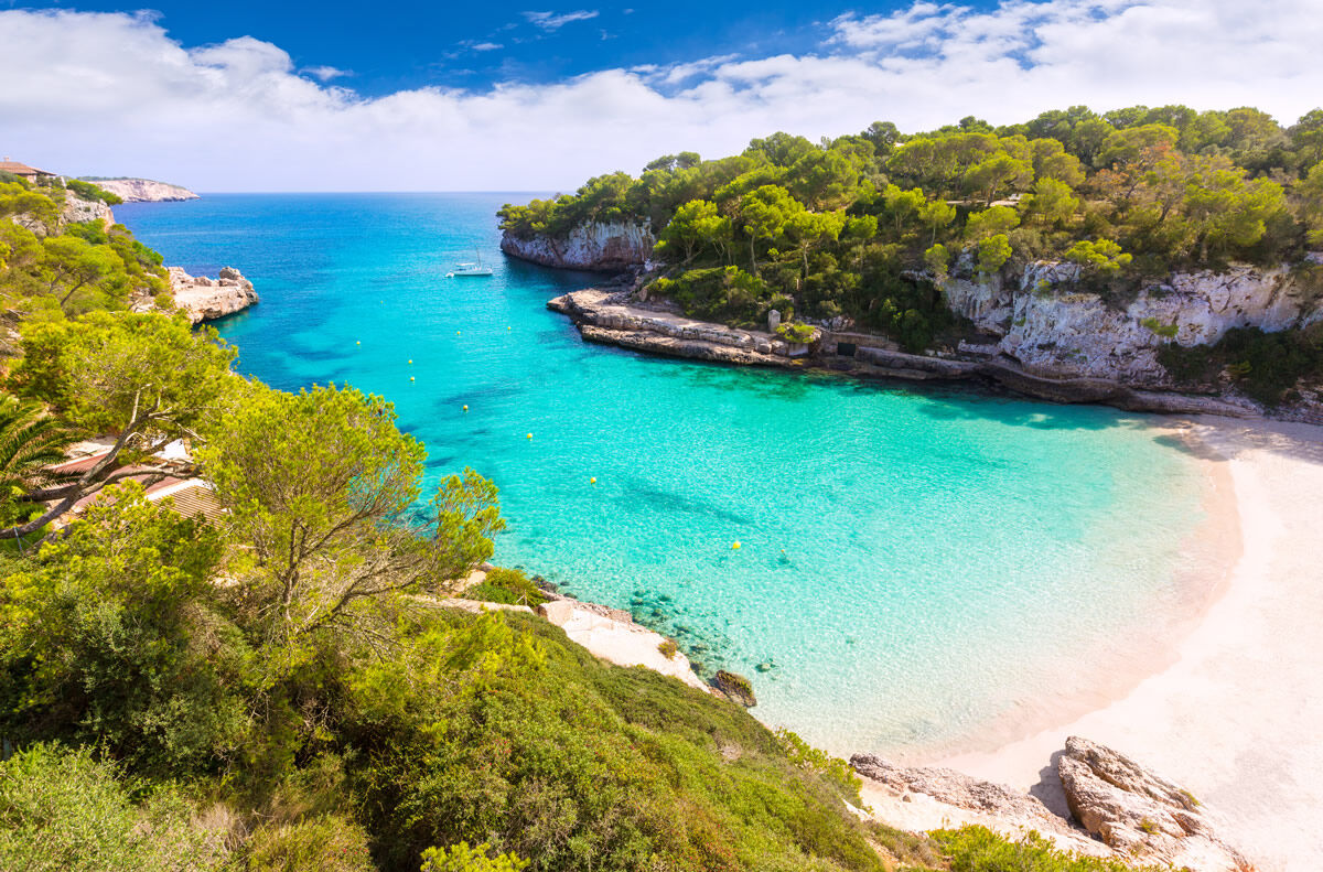 Bucht von Cala Llombards auf Mallorca