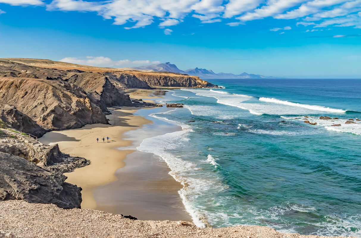 Playa del Viejo Rey an der Westküste von Fuerteventura