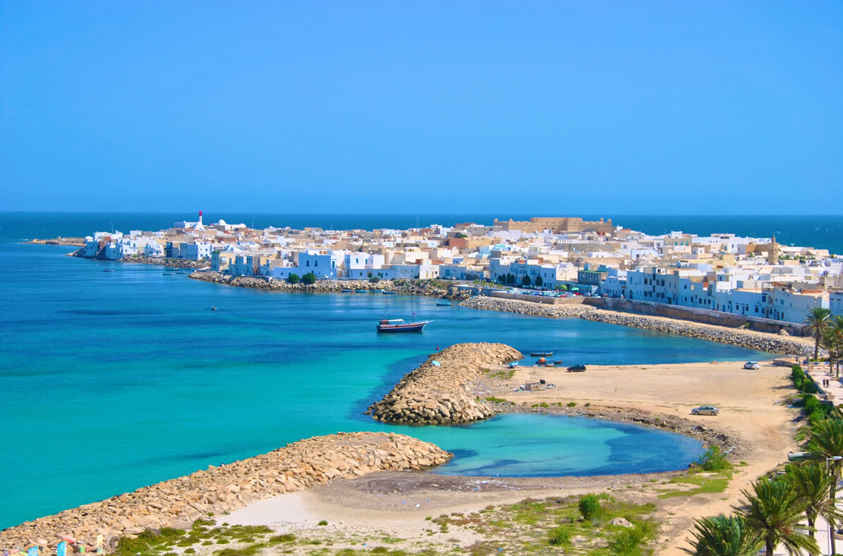 Strand von Mahdia in Tunesien