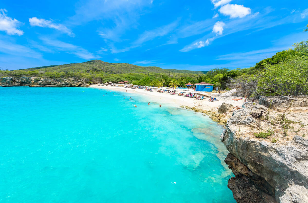 Grote Knip Strand auf der tropischen Karibikinsel Curaçao