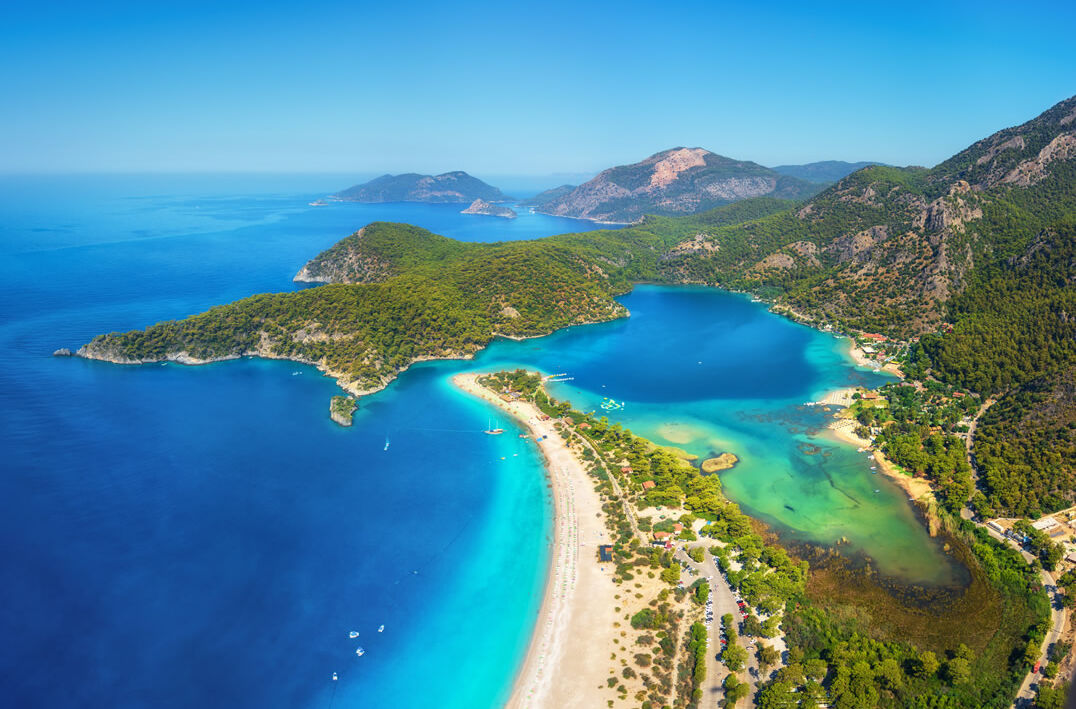 Blaue Lagune in Ölüdeniz in der Türkei