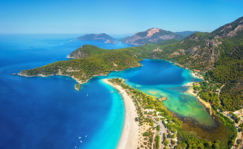 Blaue Lagune in Ölüdeniz in der Türkei