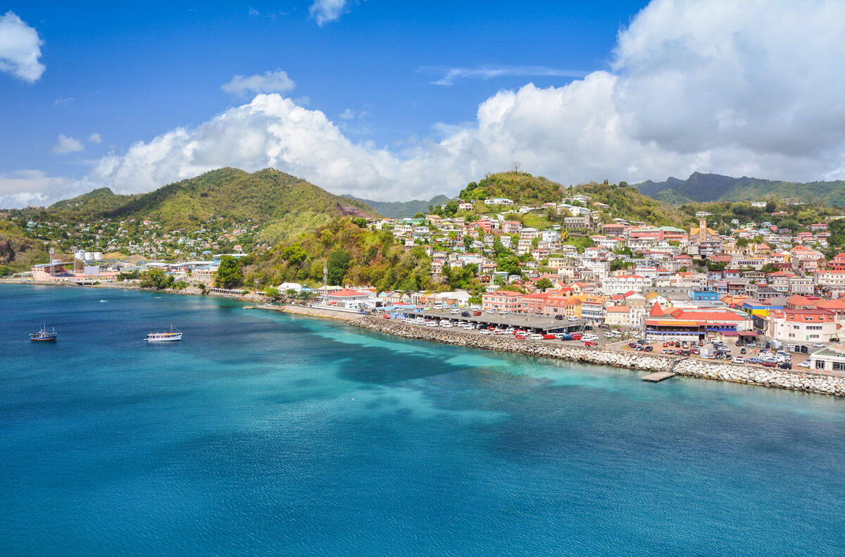 Hafen von St. George auf der Karibikinsel Grenada