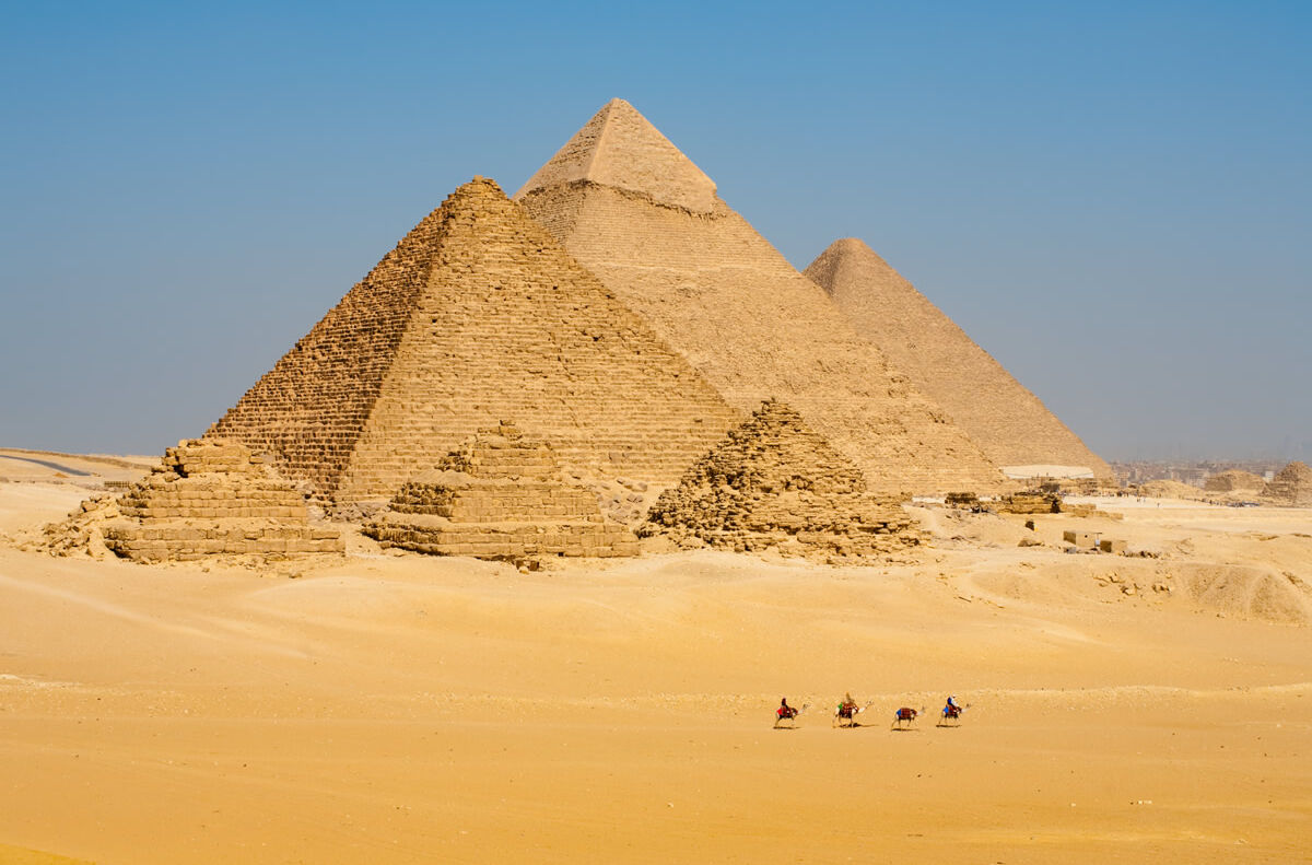 Pyramiden von Gizeh in Ägypten