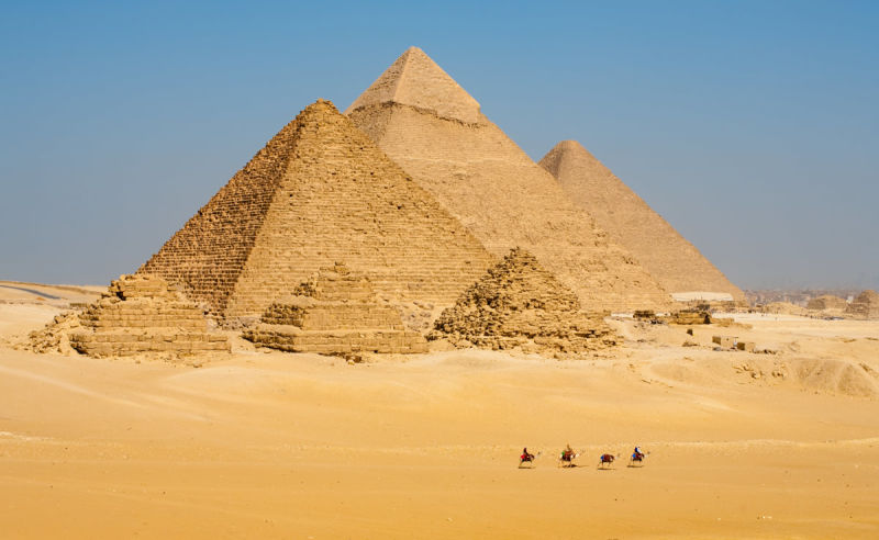 Pyramiden von Gizeh in Ägypten