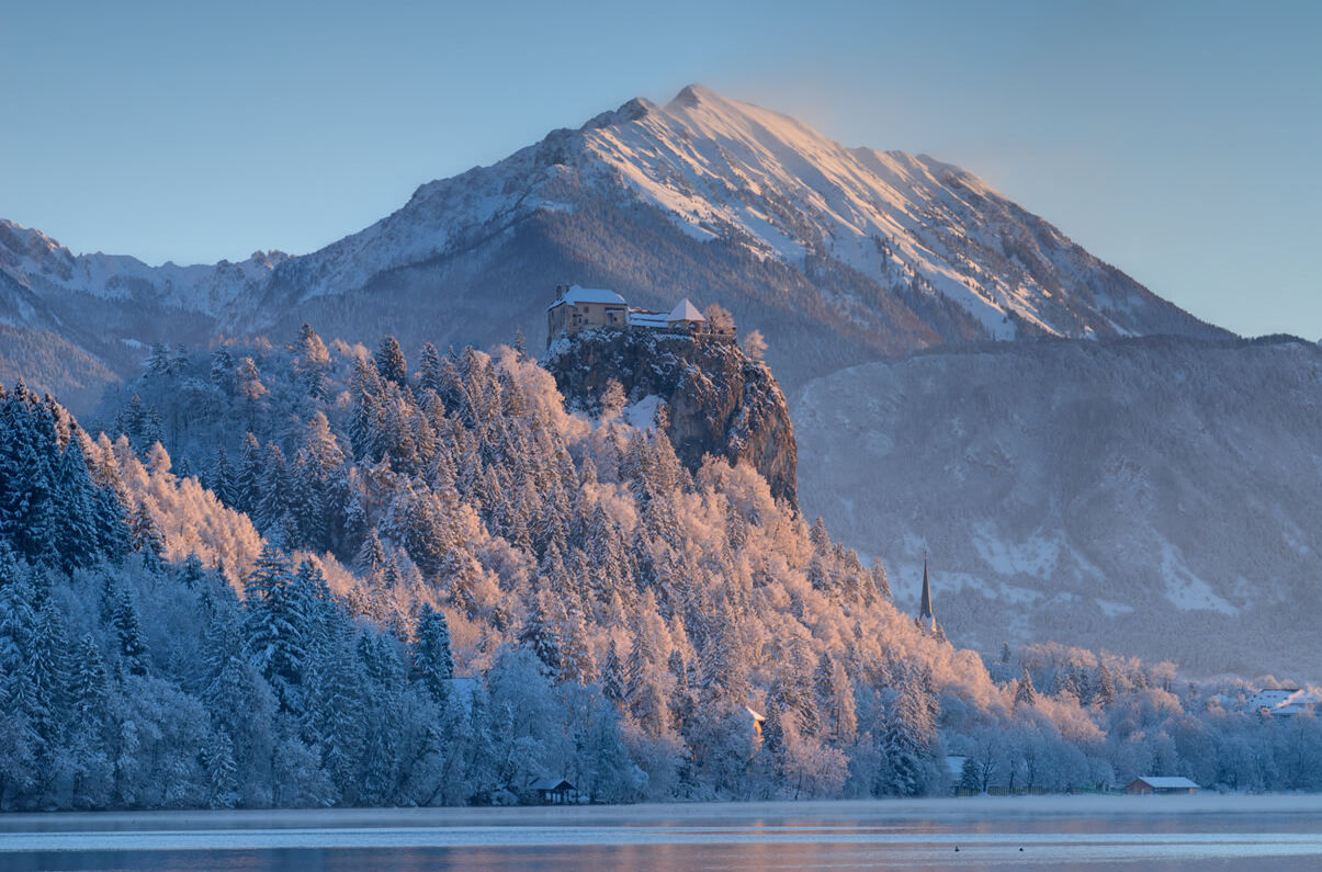 Burg von Bled in Slowenien