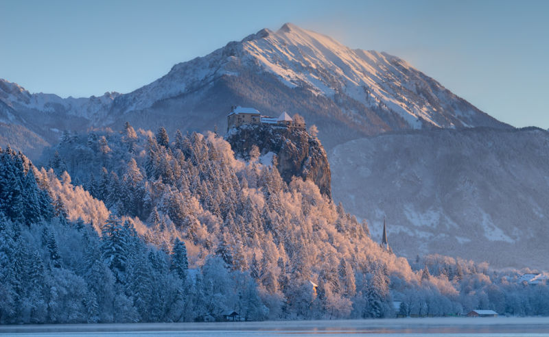 Burg von Bled in Slowenien